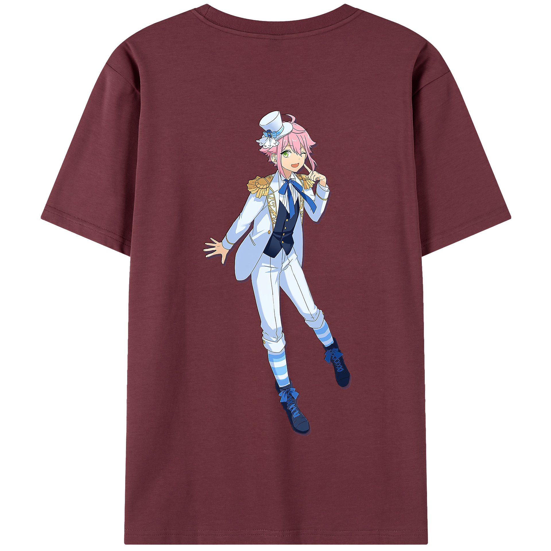 （画像用） あんさんぶるスターズ! Ensemble Stars 綿100％半袖Tシャツ（背面プリント）